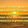 Полный гид по фамилии Мордовский: история, происхождение и склонение фамилии для исследователей генеалогии и родословной