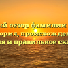Полный обзор фамилии Позос: история, происхождение, значения и правильное склонение