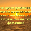 Родовое древо фамилии Гоца: исследуем происхождение, историю и значение, а также узнаем о правильном склонении фамилии