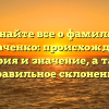 Узнайте все о фамилии Батраченко: происхождение, история и значение, а также правильное склонение