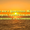 Узнайте все о фамилии Жованик: история, происхождение, значение и склонение