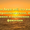 Фамилия Абуд: всё, что вы хотели знать о происхождении, истории, значении и склонении этой фамилии