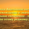 Фамилия Адельшин: история, происхождение и значение, правильное склонение – полный гид по этому редкому роду