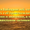 Фамилия Байбуров: всё, что нужно знать о её происхождении, истории и значении, а также правильном склонении