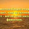 Фамилия Бацун: откуда происходит, как ее склонять и что означает – всё об этой интересной фамилии.