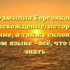 Фамилия Боргояков: происхождение, история и значение, а также склонение в русском языке – всё, что нужно знать