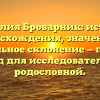 Фамилия Броварник: история происхождения, значения и правильное склонение — полный гид для исследователей родословной.