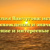 Фамилия Ванчугова: история происхождения и значения, склонение и интересные факты