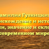 Фамилия Губницкий: происхождение и история фамилии, значение и склонение в современном мире