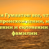 Фамилия Гумбатов: все, что нужно знать о происхождении, истории, значении и склонении этой фамилии