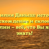 Фамилия Даныш: история, происхождение и склонение фамилии — всё, что Вы хотели знать!