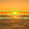 Фамилия Енисея: история, значение и правильное склонение фамилии в наше время