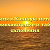 Фамилия Капшук: история, происхождение и тайны склонения