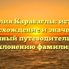 Фамилия Карабаглы: история, происхождение и значение — полный путеводитель по склонению фамилии.