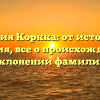 Фамилия Коркка: от истории до значения, все о происхождении и склонении фамилии