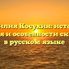 Фамилия Косухин: история, значения и особенности склонения в русском языке