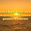 Фамилия Крыжин: история, происхождение и склонение этого редкого имени
