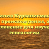 Фамилия Курбанисмаилов: история происхождения, значение и склонение для изучения генеалогии