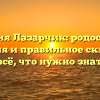 Фамилия Лазарчик: родословная, значения и правильное склонение – всё, что нужно знать.