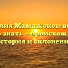 Фамилия Мамажонов: все, что нужно знать — происхождение, история и склонение