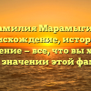 Фамилия Марамыгин: происхождение, история и склонение — все, что вы хотели знать о значении этой фамилии!
