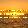 Фамилия Мигин: всё, что нужно знать о происхождении и истории, значении и склонении!