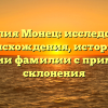 Фамилия Монец: исследование происхождения, истории и значении фамилии с примерами склонения