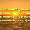 Фамилия Мурадьян: происхождение, история и значение, склонение и интересные факты — полный обзор фамилии!