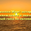 Фамилия Мург: история, происхождение и значения, полный гайд по склонению