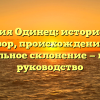 Фамилия Одинец: исторический обзор, происхождение и правильное склонение — полное руководство