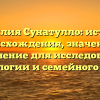 Фамилия Сунатулло: история происхождения, значение и склонение для исследования генеалогии и семейного древа