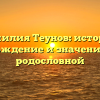 Фамилия Теунов: история, происхождение и значение вашей родословной