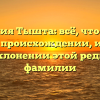 Фамилия Тышта: всё, что нужно знать о происхождении, истории и склонении этой редкой фамилии