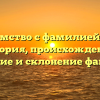 Знакомство с фамилией Кизя: история, происхождение, значение и склонение фамилии