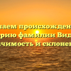 Изучаем происхождение и историю фамилии Видлак: значимость и склонение