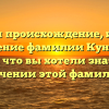 Изучаем происхождение, историю и склонение фамилии Кунельская: все, что вы хотели знать о значении этой фамилии!