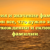 История и значение фамилии Выблов: все, что нужно знать о происхождении и склонении фамилии