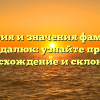 История и значения фамилии Сандалюк: узнайте про ее происхождение и склонение