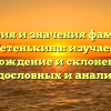 История и значения фамилии Тетенькина: изучаем происхождение и склонение для родословных и анализа.