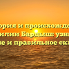 История и происхождение фамилии Бардыш: узнайте значение и правильное склонение