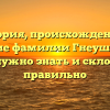 История, происхождение и значение фамилии Гнеушева: все, что нужно знать и склонить правильно