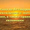 От Аттыка до Аттокуров: всё о происхождении и значении фамилии, а также правильном склонении