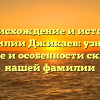Происхождение и история фамилии Джикаев: узнайте значение и особенности склонения нашей фамилии