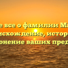 Узнайте все о фамилии Мафиози: происхождение, история и склонение ваших предков