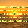 Фамилия Бакалу: исследуем происхождение, захватывающую историю и значение, а также узнаем о склонении этой уникальной фамилии