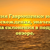 Фамилия Гаврюшенко: история происхождения, значение и правила склонения в подробном обзоре.