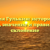 Фамилия Гулькин: исторический обзор, значение и правильное склонение