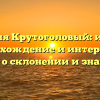 Фамилия Крутоголовый: история, происхождение и интересные факты о склонении и значении.