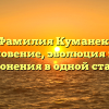 Фамилия Куманек: возникновение, эволюция и тайны склонения в одной статье