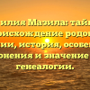 Фамилия Мазила: тайны и происхождение родовой фамилии, история, особенности склонения и значение для генеалогии.
